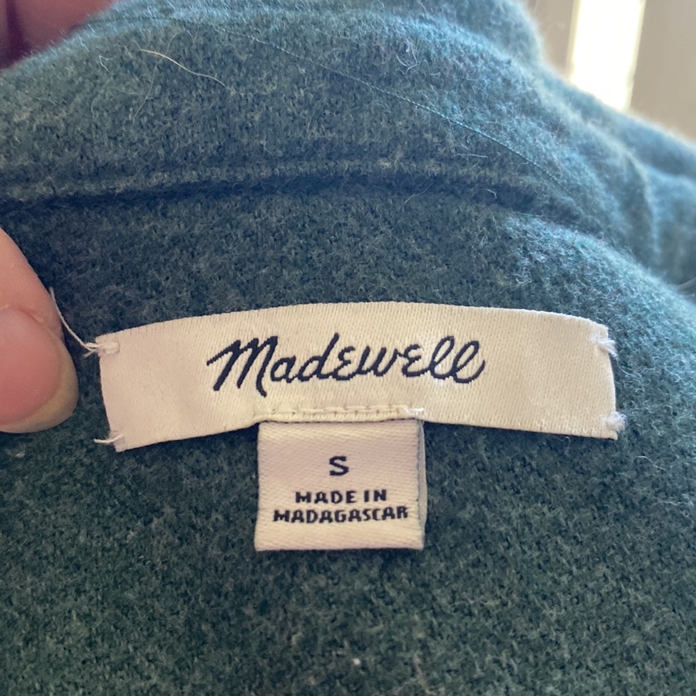 MADEWELL 100% Cotton, Long Sleeve, Small, Green - Picture 5 of 6